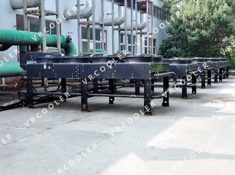 A Big High And Low Temperature Remote Radiator For A Genset