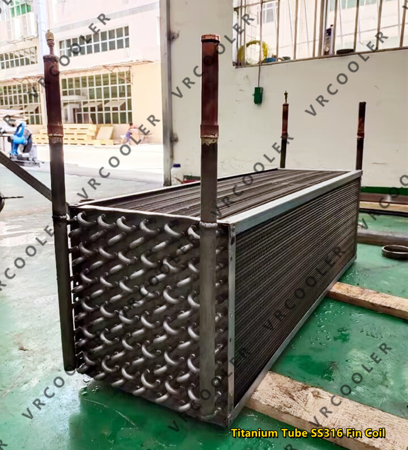 Evaporator Coil With Tubes Made Of Titanium