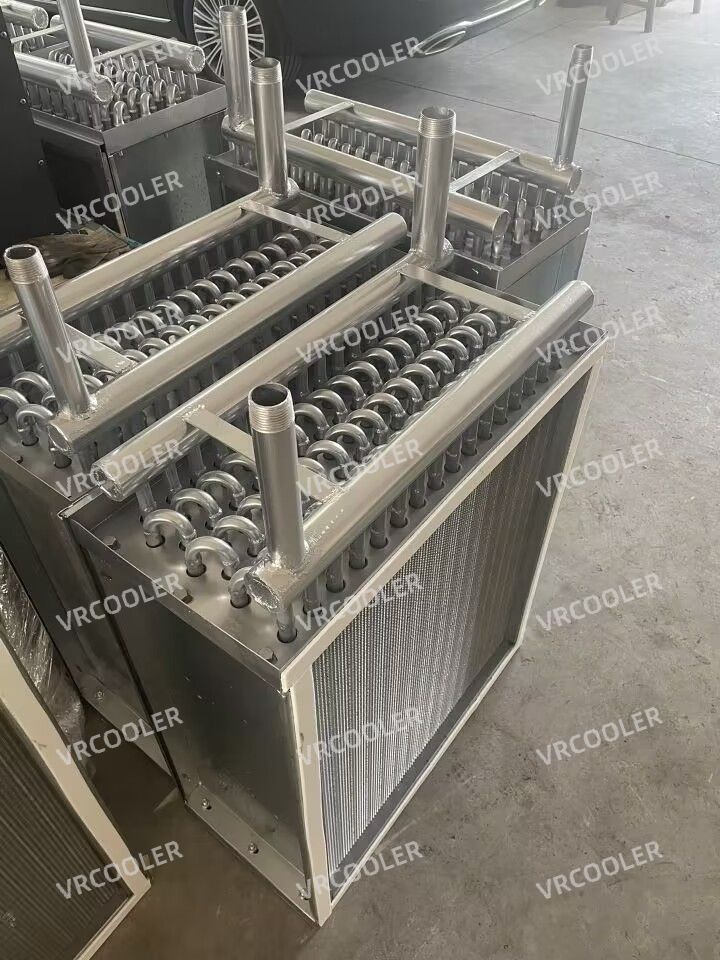 Fins And Tube Type Heat Exchanger For Steam Heating Dryer Machine news ...
