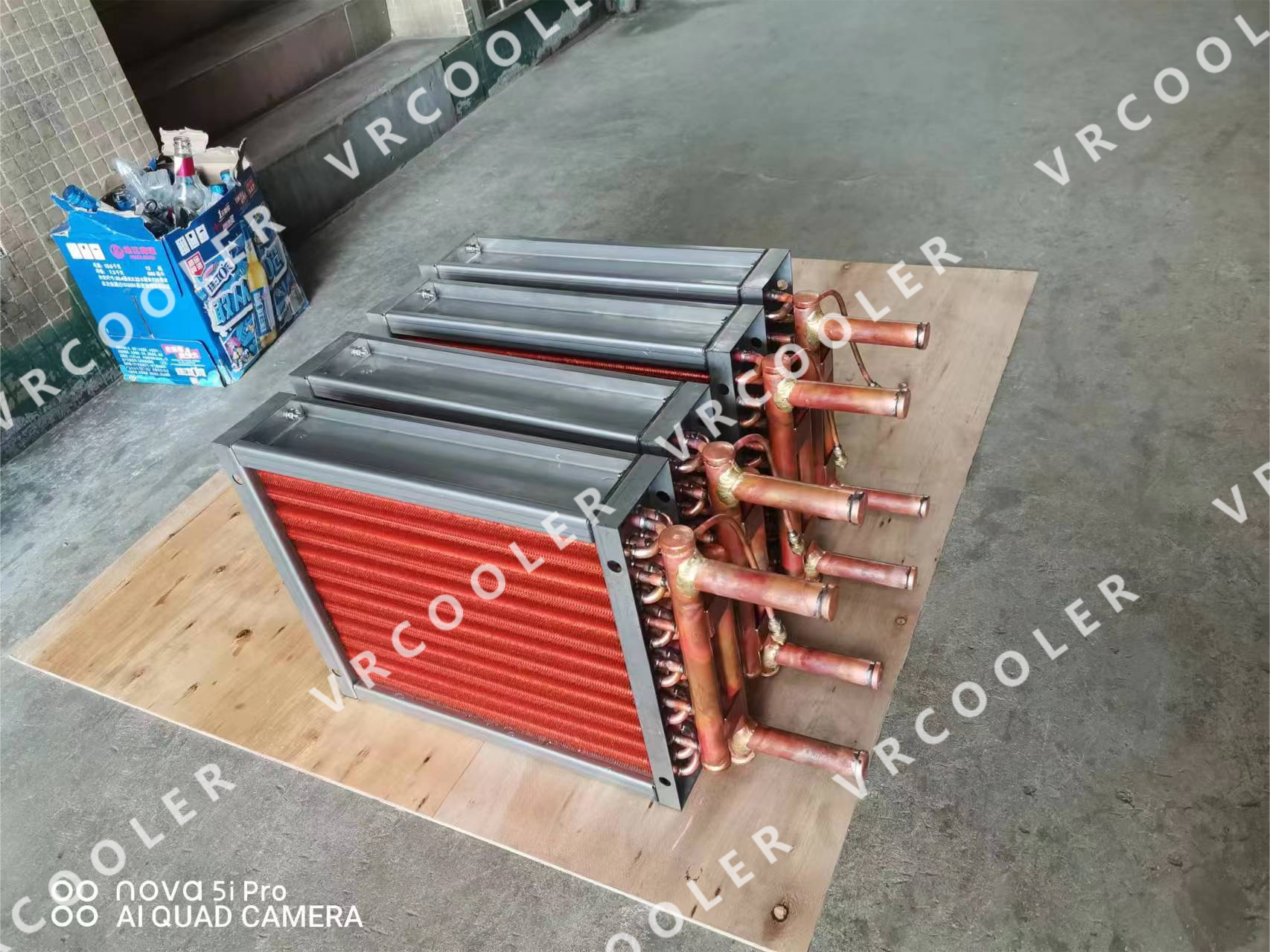 Heat Exchanger Set Copper Tube Copper Fins According to Drawing (2)