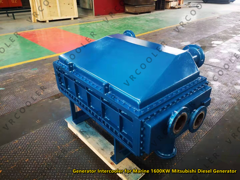 Generator Intercooler for Marine 1600KW Mitsubishi Diesel Generator