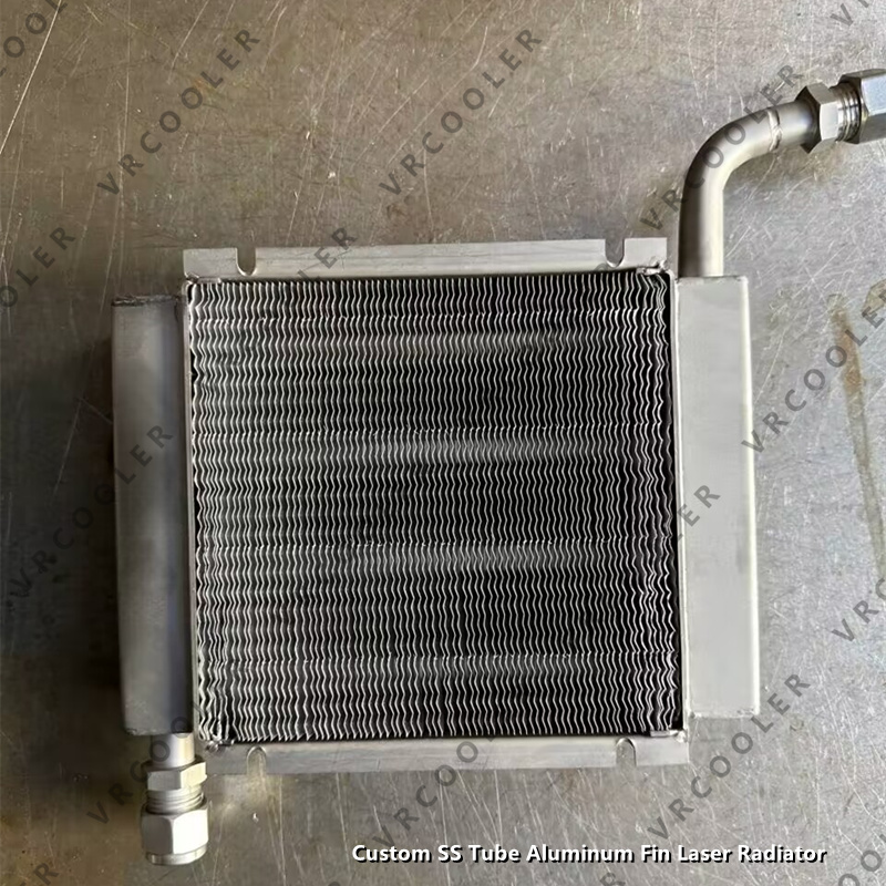 Custom SS Tube Aluminum Fin Laser Radiator 1