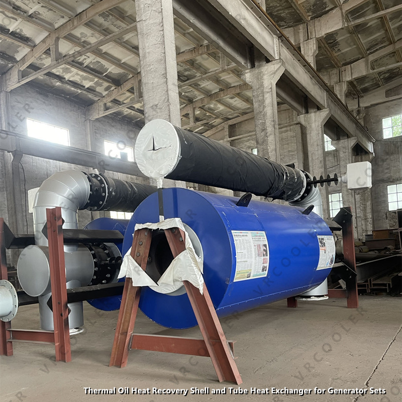 Thermal Oil Heat Recovery Shell And Tube Heat Exchanger for Generator Sets
