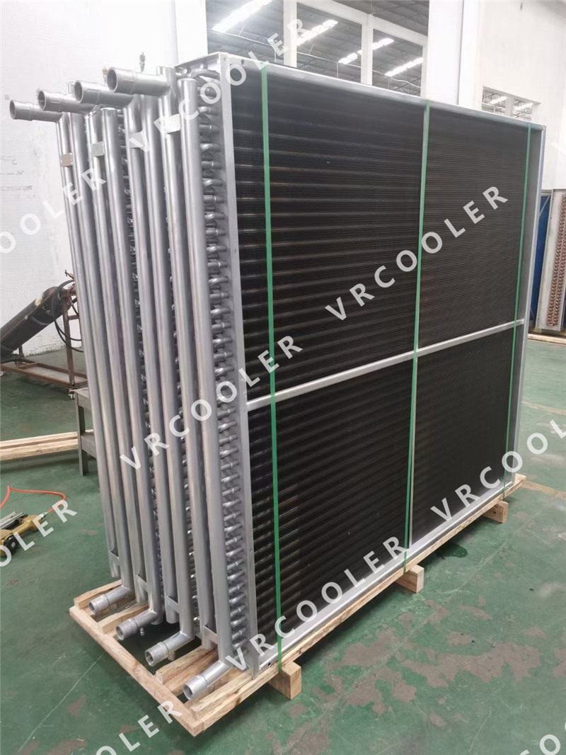 Tube-fin heat exchangers for automotive paintwork