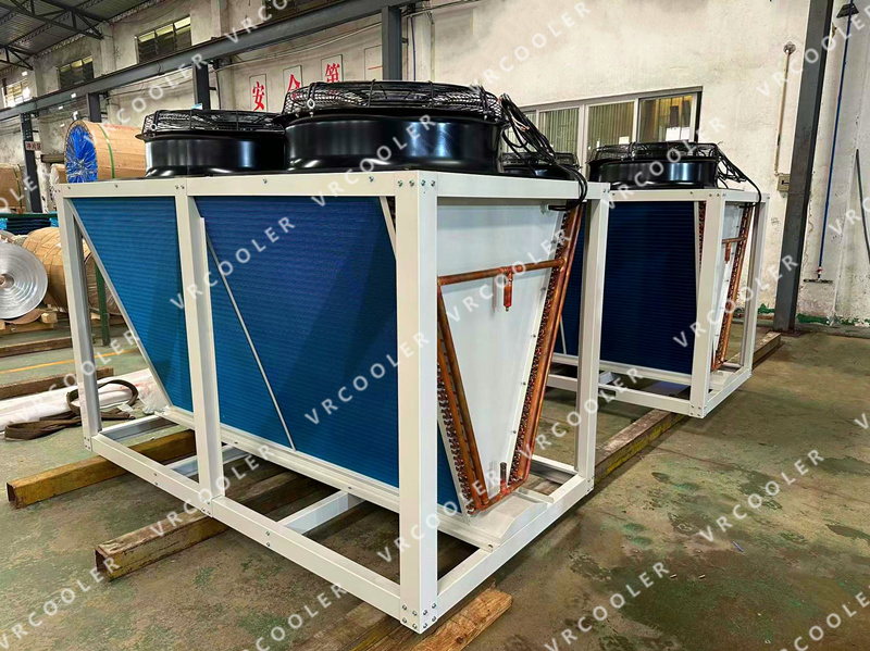 Air-Cooled Condenser In A V-Shape