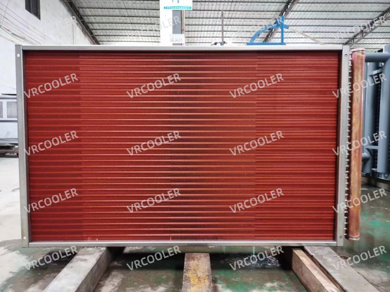 Copper Pipe Evaporator To Use in A Salt Water Basin