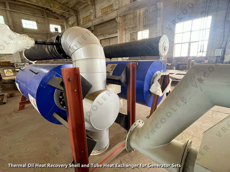 Thermal Oil Heat Recovery Shell and Tube Heat Exchanger for Generator Sets 4