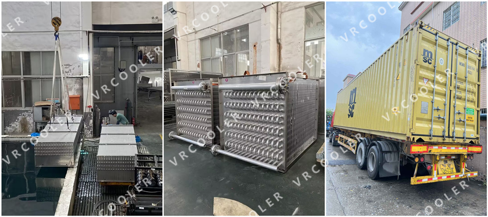 IQF Evaporators used in Frozen Food Processing