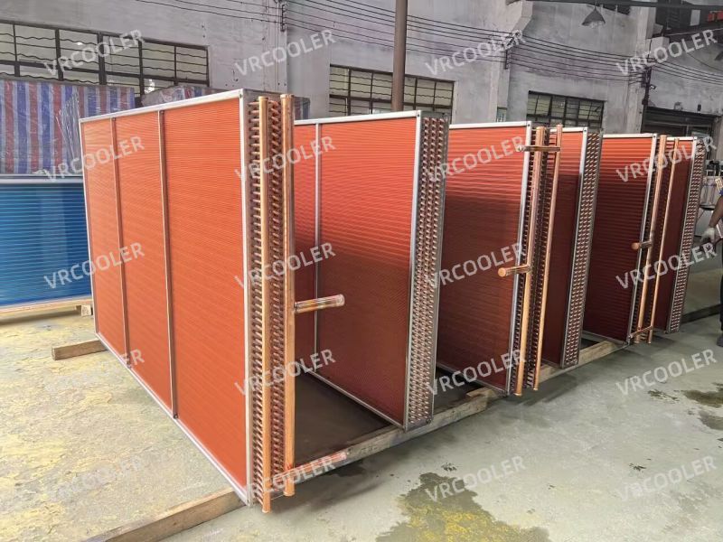 Fin Type Customized Condenser Heat Exchanger Copper Tube And Fin