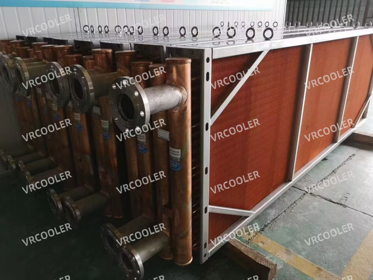 Nickel-copper Tube Fin Heat Exchanger for Haitian Soy Sauce Plant
