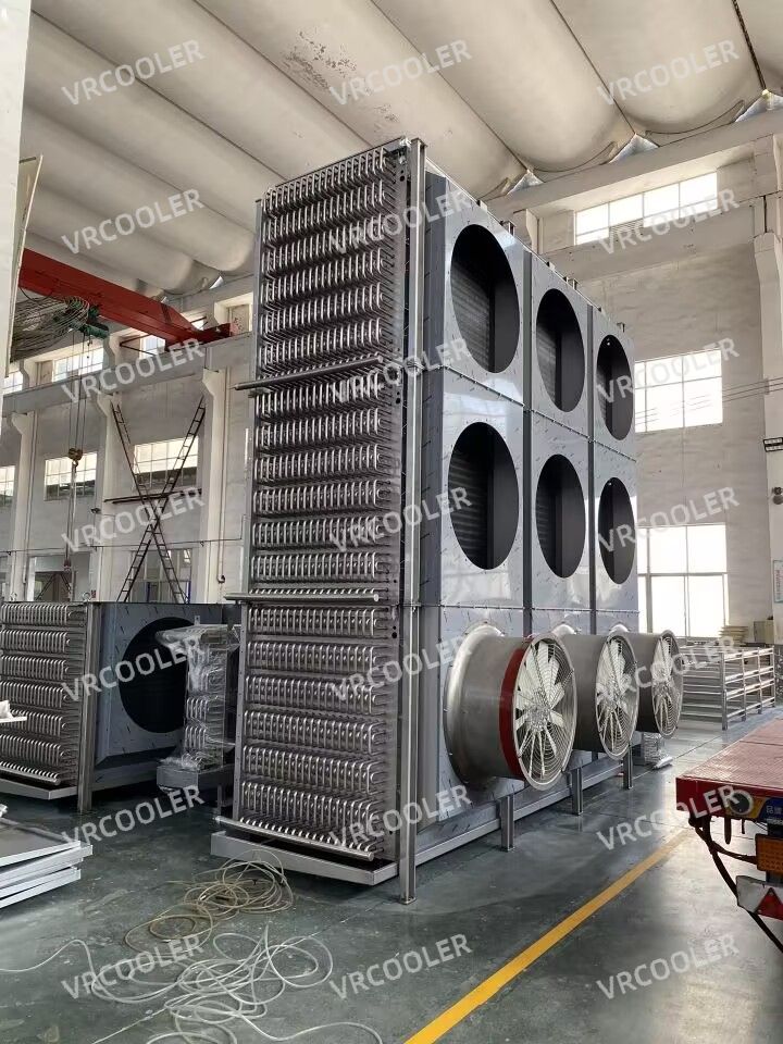 Customized Spiral And IQF Evaporator for Ukrainian Clients