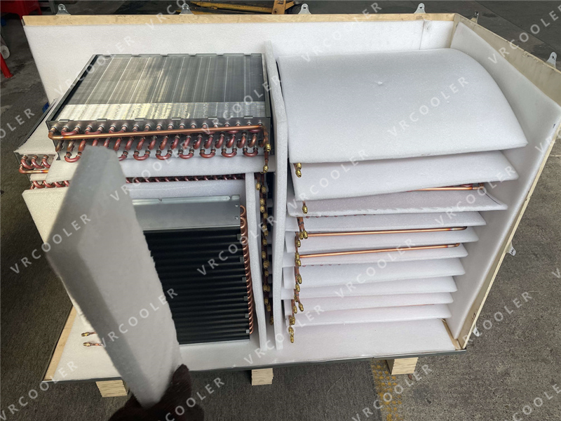 Cabinet Condenser Coils Before Shipment