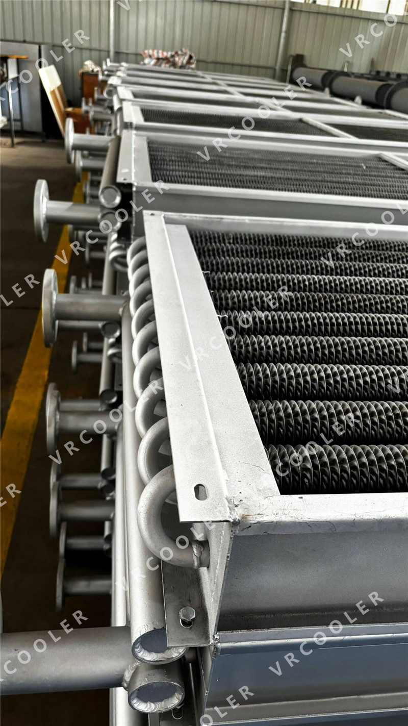 Finned Tube Heat Exchanger For A Coater Application
