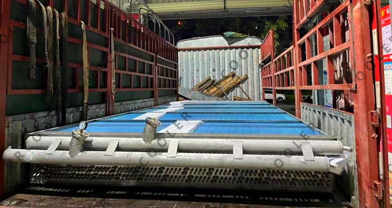 Tube Fin Heat Exchanger for Automotive Painting Engineering