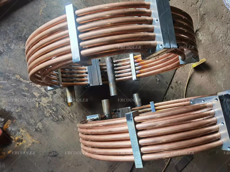 Custom Design Combined Thrust Bearing Oil Coolers for Power Plant