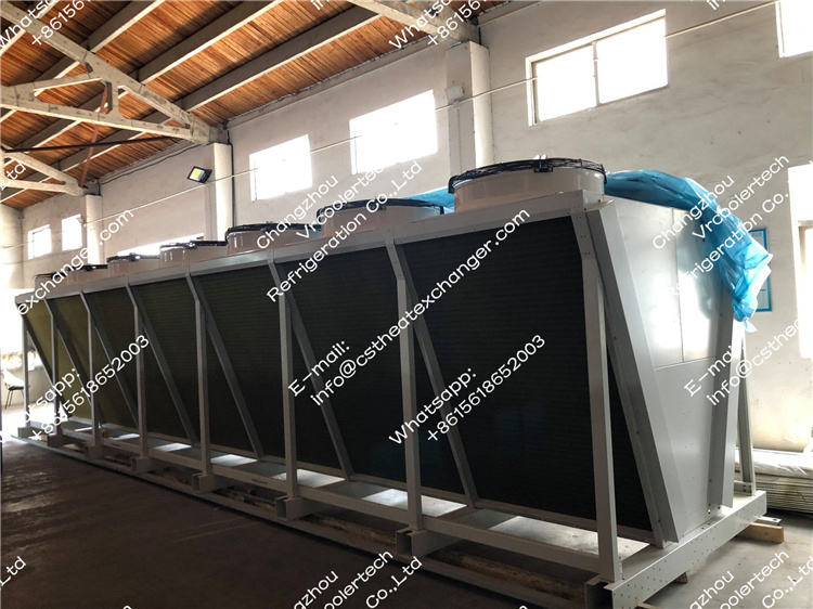 Vrcooler CST Manufactured free cooling dry cooler for food industry