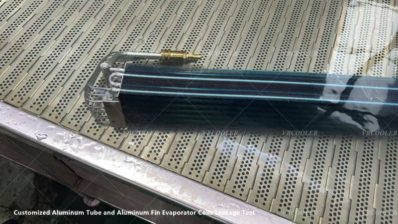 Customized Aluminum Tube and Aluminum Fin Evaporator Coils Production Completed 7