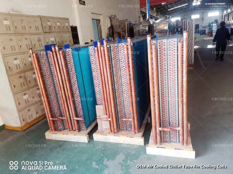 OEM Air Cooled Chiller Tube Fin Cooling Coils 1