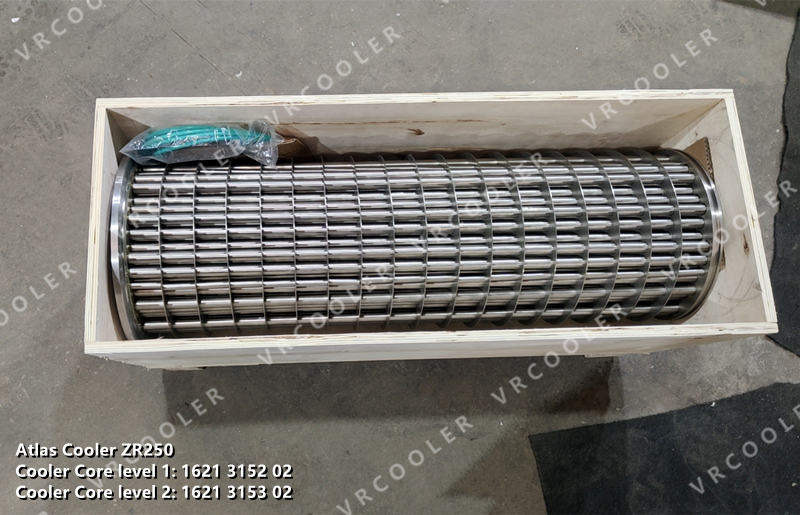 Atlas cooler ZR250 1621315202 1621315302 Intercooler Core