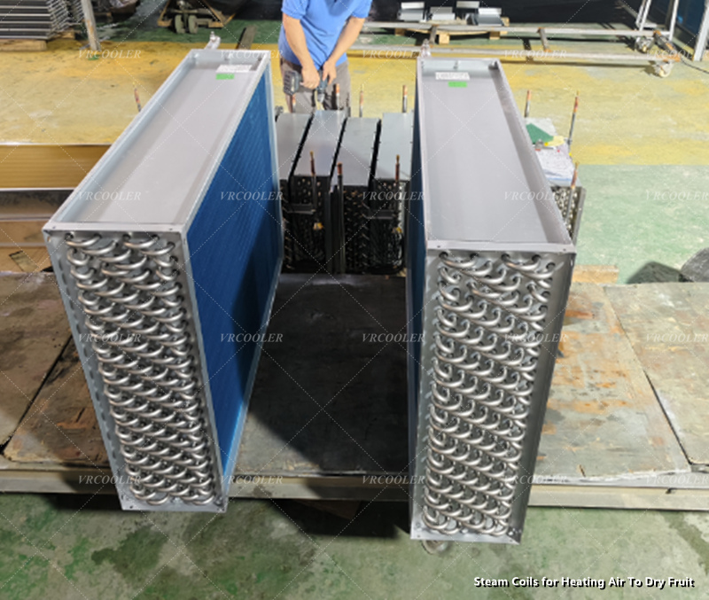 Steam Coils for Heating Air To Dry Fruit