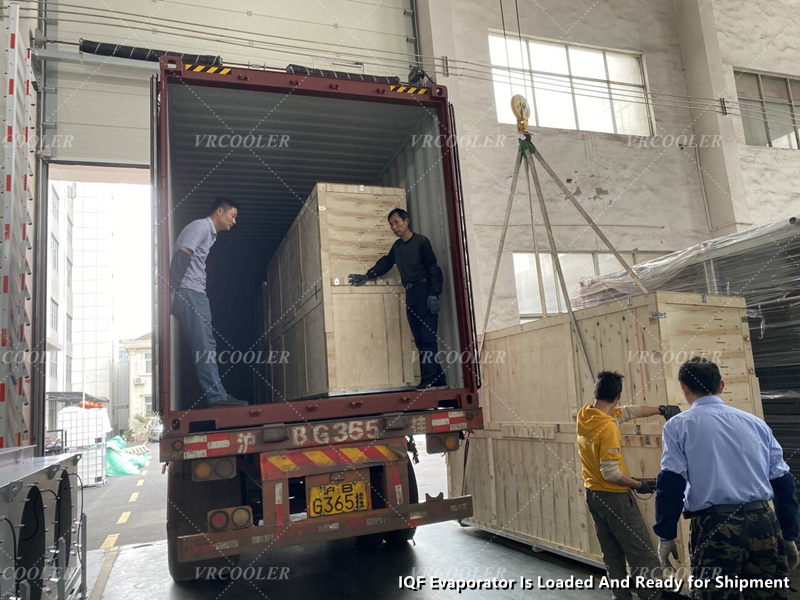 IQF Evaporator Is Loaded And Ready for Shipment 2