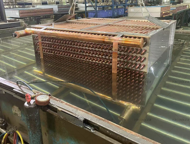 Water Leakage Test of Customized Bare Tube Heat Exchanger 3