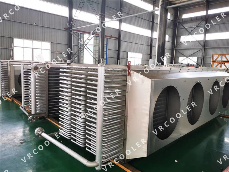 What are some common applications of ammonia evaporators?