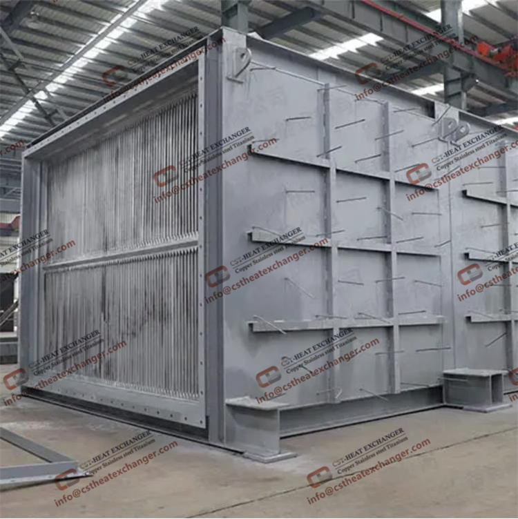 Environmentally friendly and energy efficient gas-air plate heat exchanger