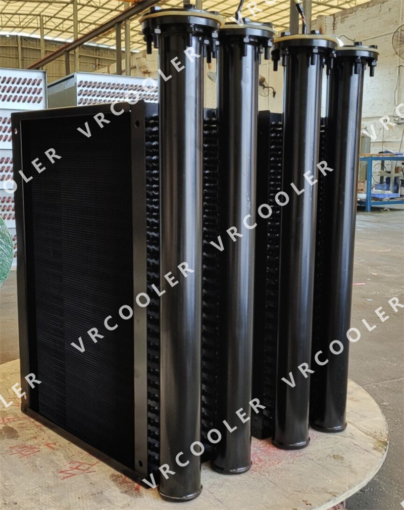 Tube fin heat exchanger in air conditioning equipment