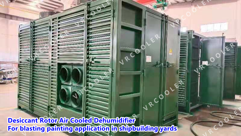 What is the role of industrial dehumidifiers in industrial production and storage