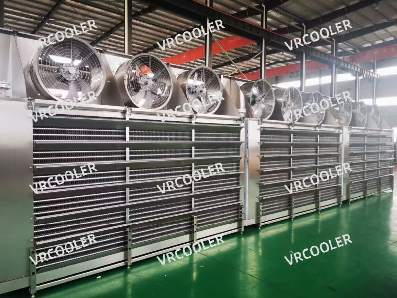 IQF Spiral Tunnel Freezer Evaporator Coil for Food Processing