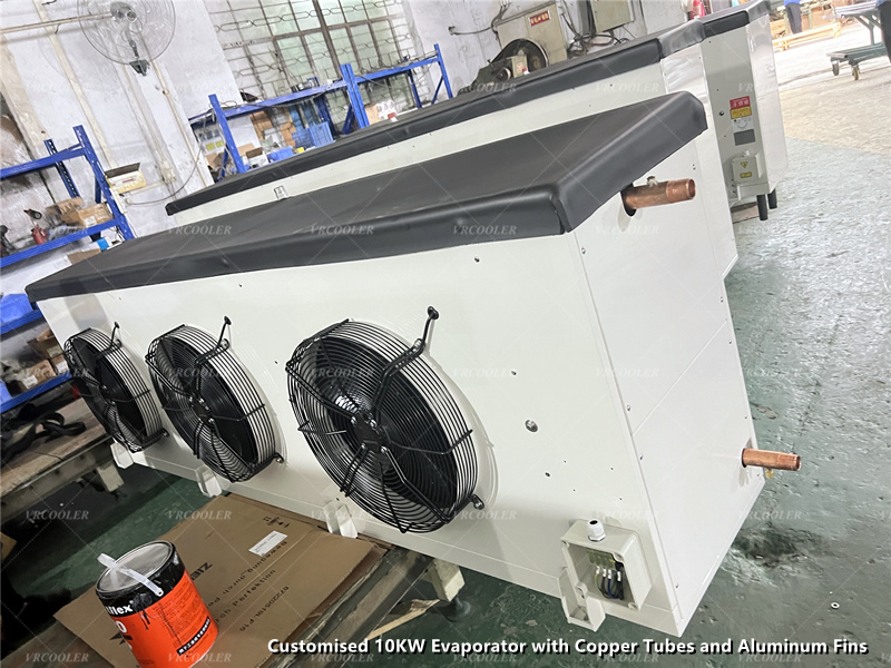 Customised 10KW Evaporator with Copper Tubes and Aluminum Fins 2