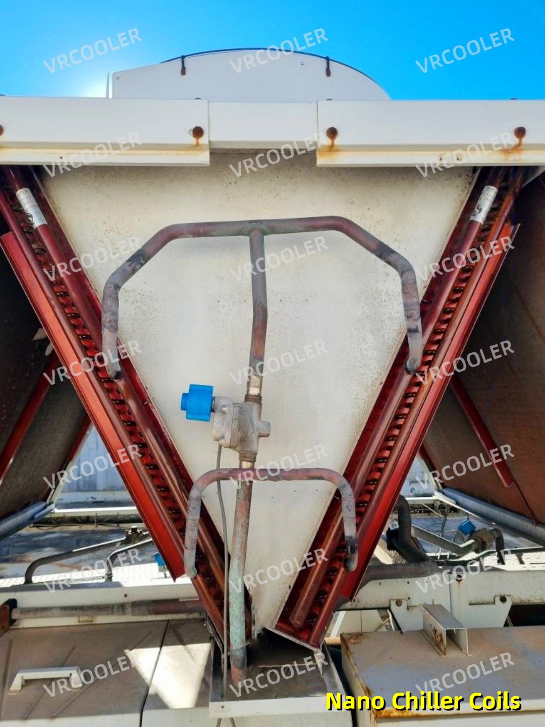 What factors affect condenser coil performance for chiller?