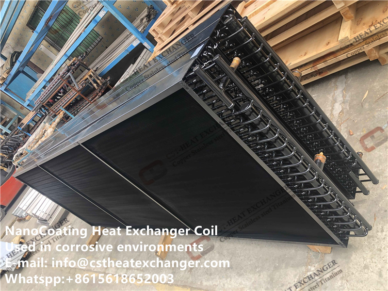 NanoCoating Heat Exchanger Coil used in Corrosive Environments 