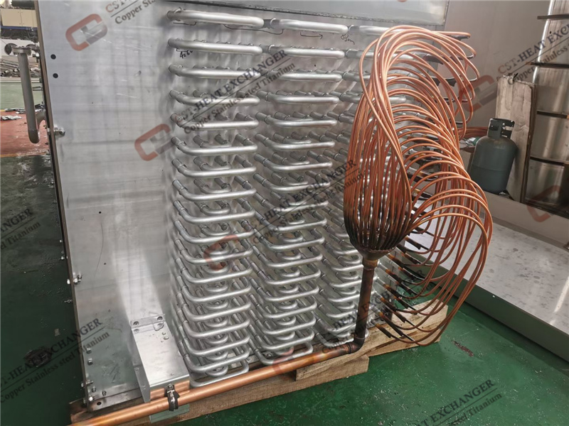 Vrcooler CST manufacture R134A Evaporator Coil for Freezer Changzhou Vrcoolertech
