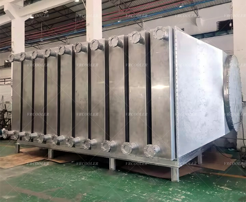Large Flue Gas Heat Exchanger for Incinerators