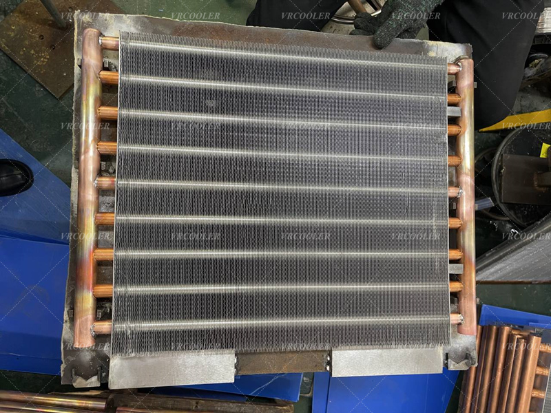 Tube Fin Type Oil Cooler for Construction Vehicles