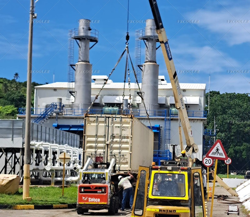 Photos of Dry Cooler Installation on Site from Romanian Customer