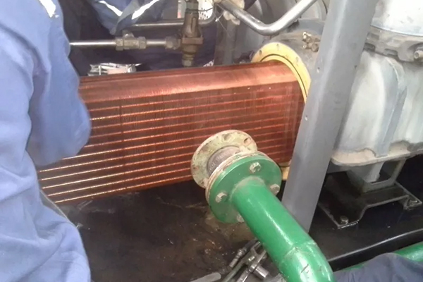 Atlas Copco ZH10000 aftercooler field installation