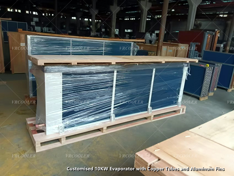 Customised 10KW Evaporator with Copper Tubes and Aluminum Fins 4