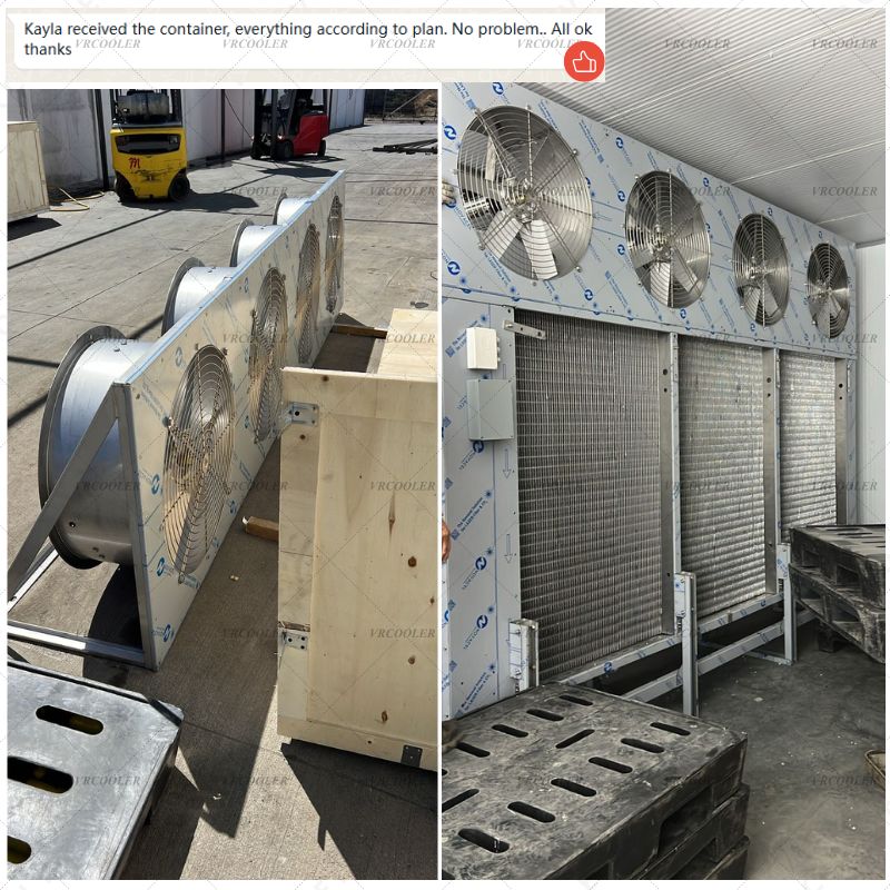 Blast Evaporator for IQF, Customer Feedback Pictures