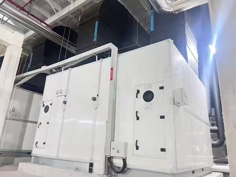 AHU for Chiller System in A Basketball Gym 2