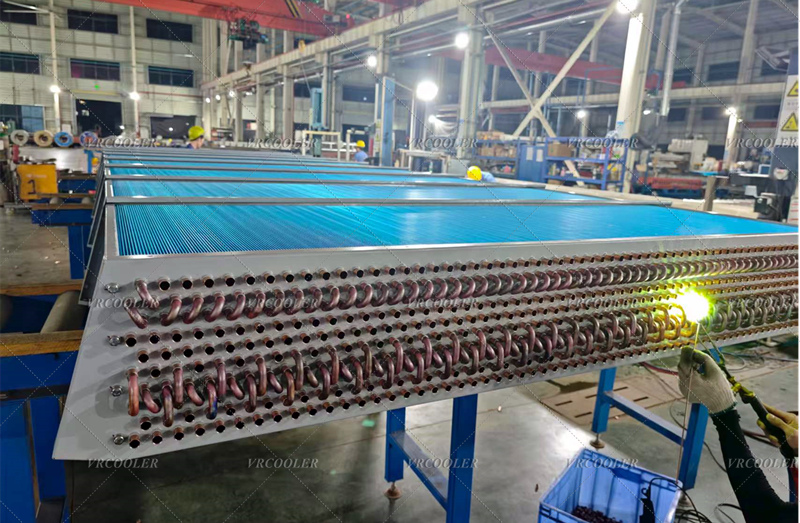 Cooling Coil for Dry Cooler in Production