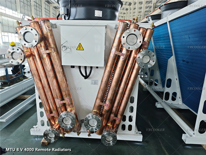 MTU 8 V 4000 Remote Radiators 1