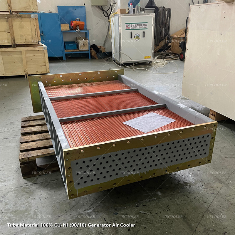 Tube Material 100% CU-NI (90/10) Generator Air Cooler