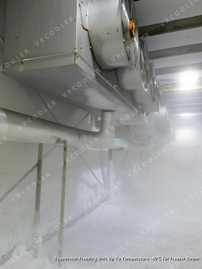 Evaporator Freezing Unit Up To Temperature -40℃ for Freezer Room 2