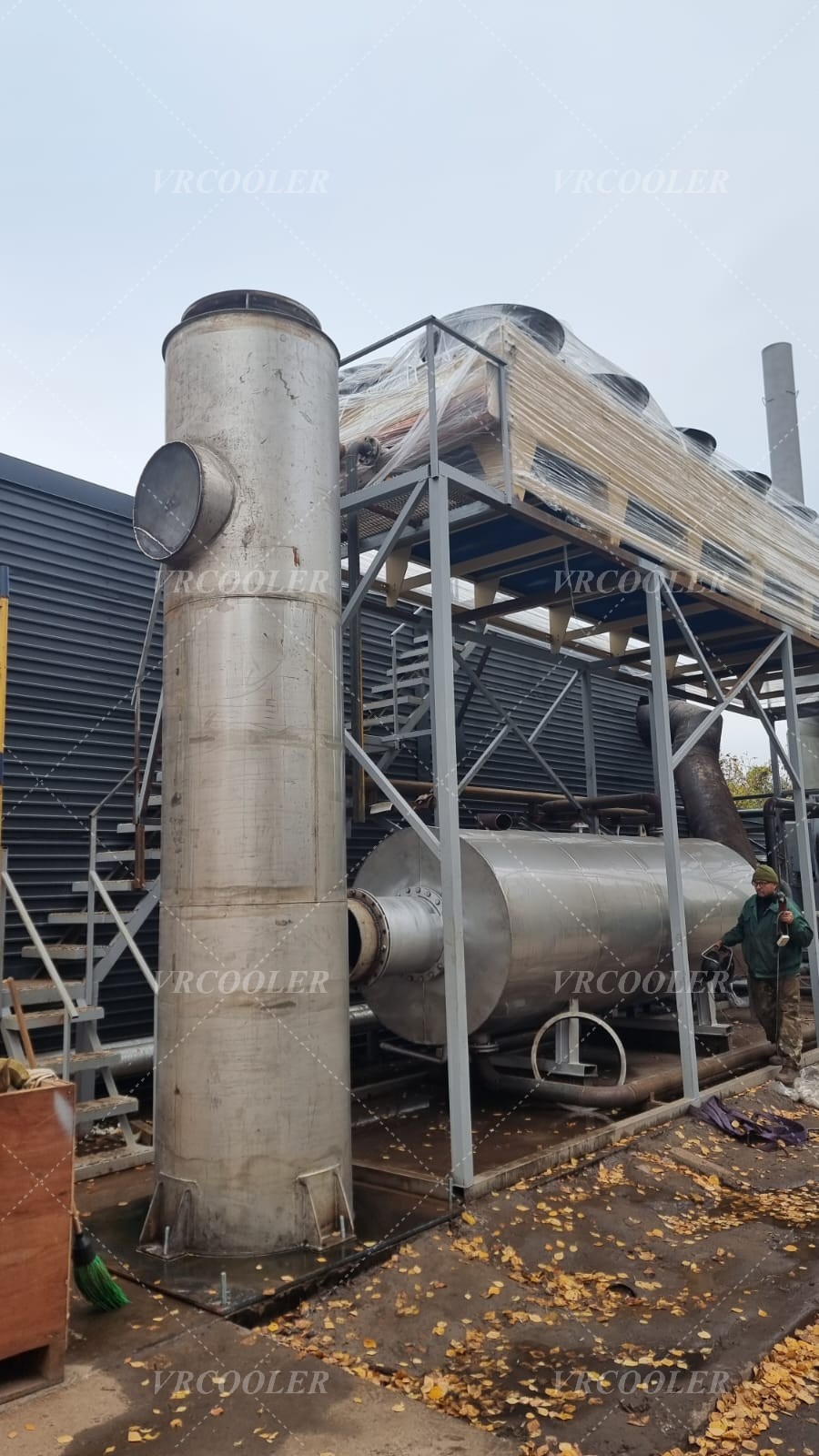 Jenbacher J620 Remote Radiator & Heat Recovery Unit Successfully Installed