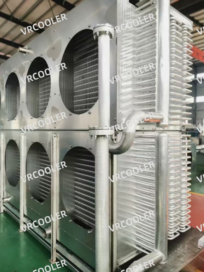 What are the safety measures for ammonia coolers?