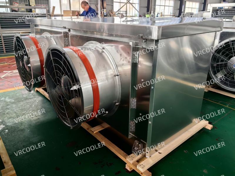 Glycol Evaporator To Cool Cooked Potato Wedges