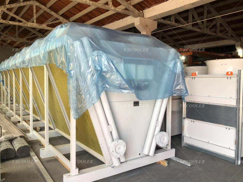 Dry Cooler for Cool Water Mix 30% Glycol in Immersion Cooling System